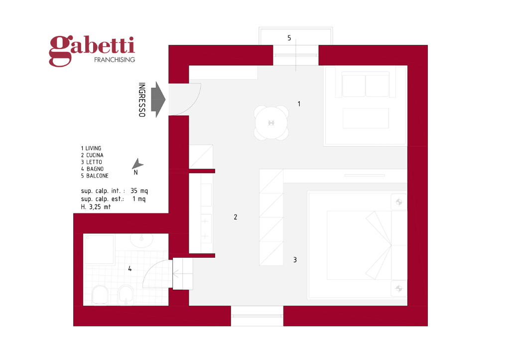 Appartamento - Planimetry 1