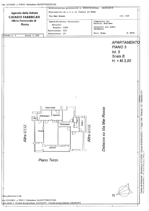Appartamento - Planimetry 1
