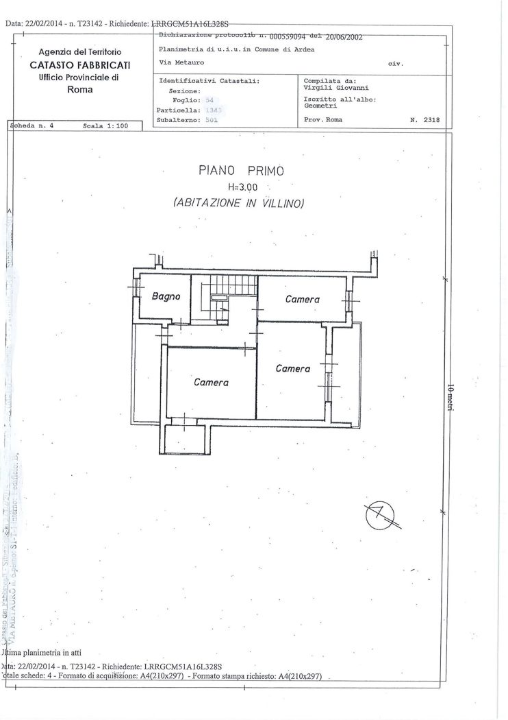 Villa - Planimetry 1