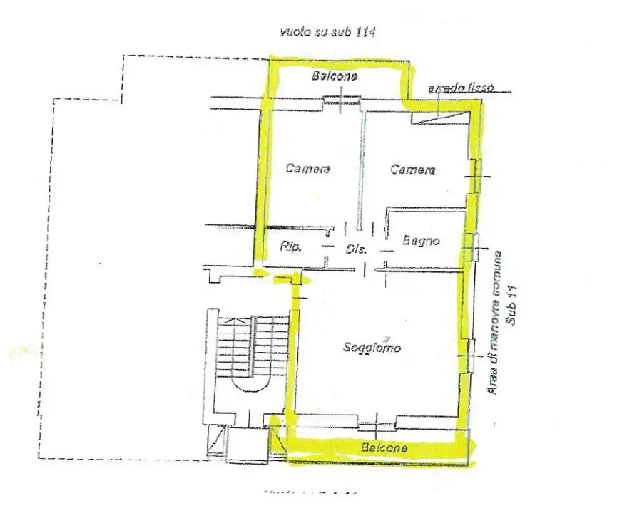 Appartamento - Planimetry 1