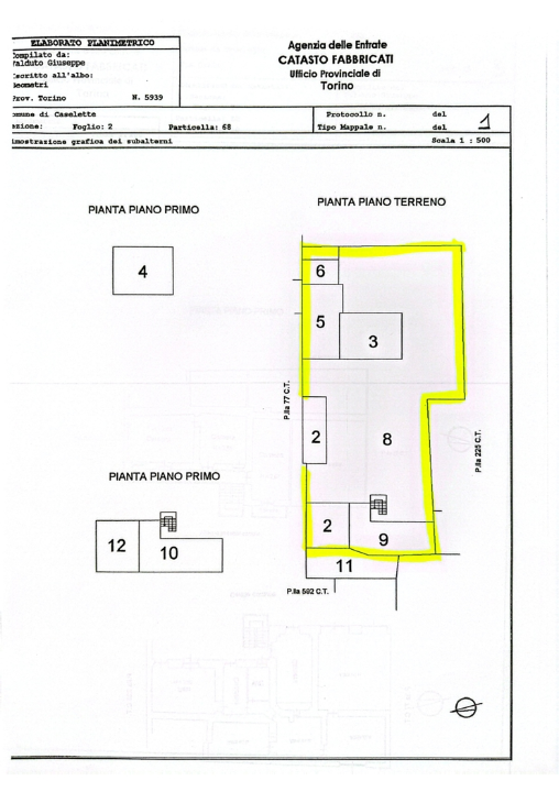 Casa Indipendente - Planimetry 1