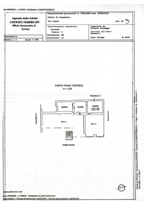 Casa Indipendente - Planimetry 9