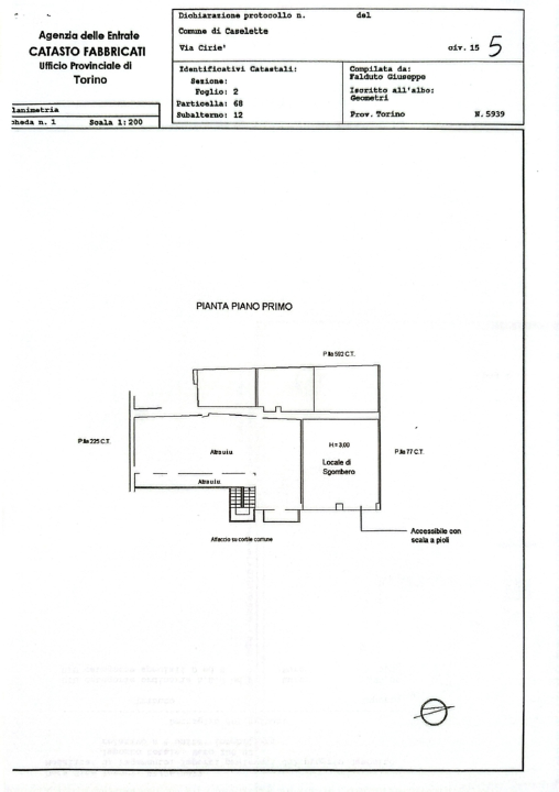 Casa Indipendente - Planimetry 5