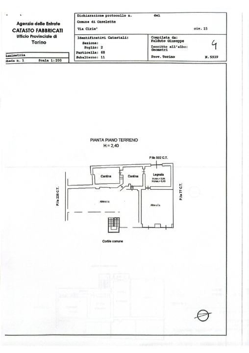 Casa Indipendente - Planimetry 4