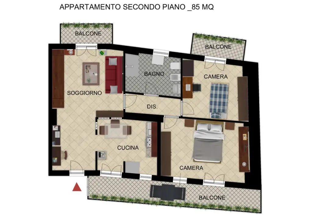 Appartamento - Planimetry 1