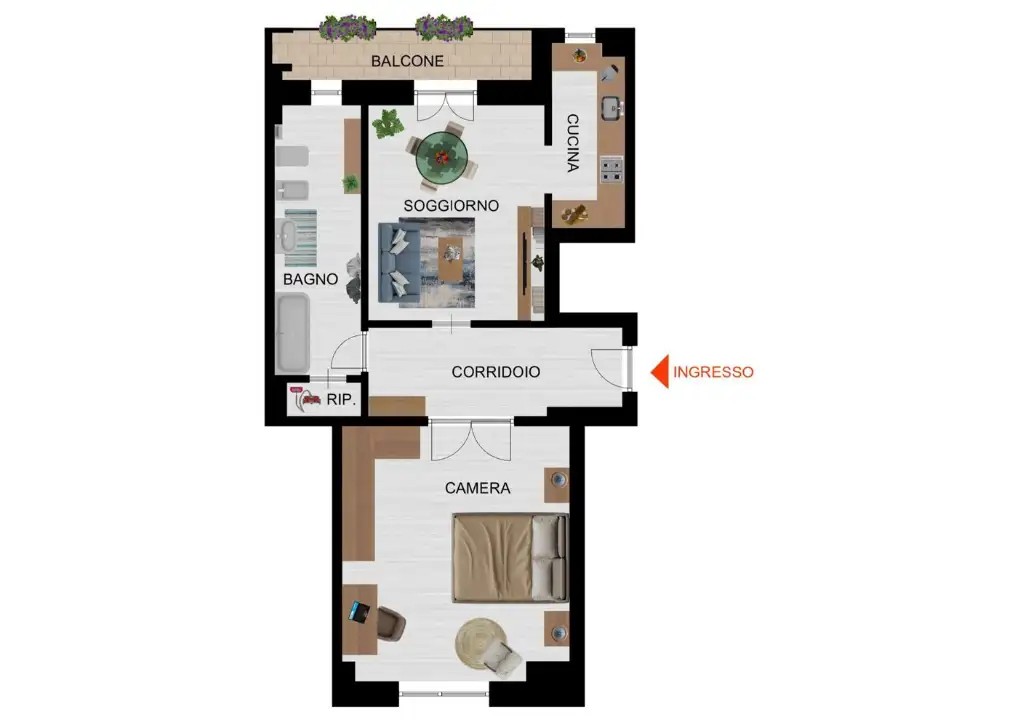 Appartamento - Planimetry 1