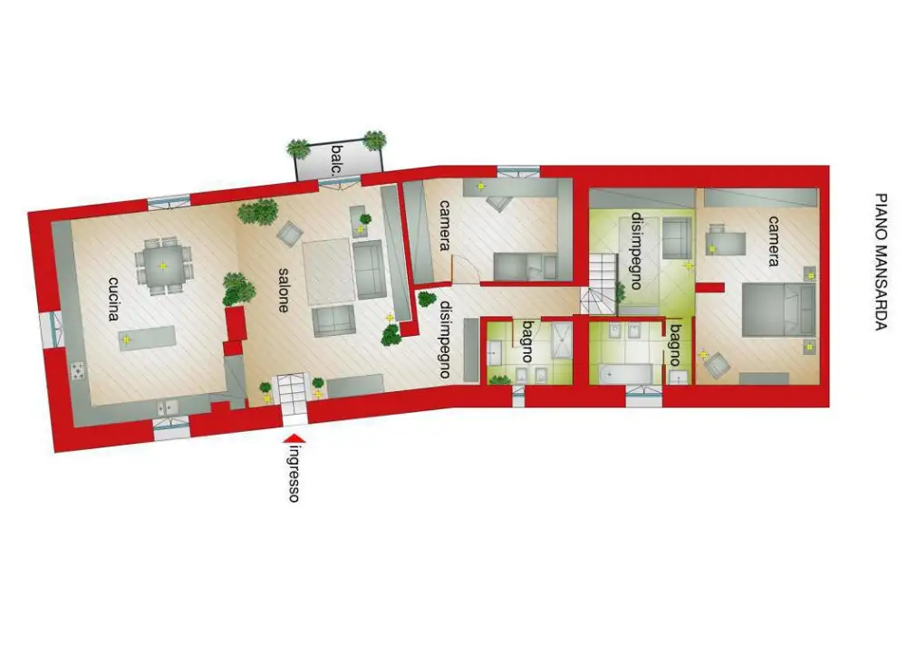 Appartamento - Planimetry 1