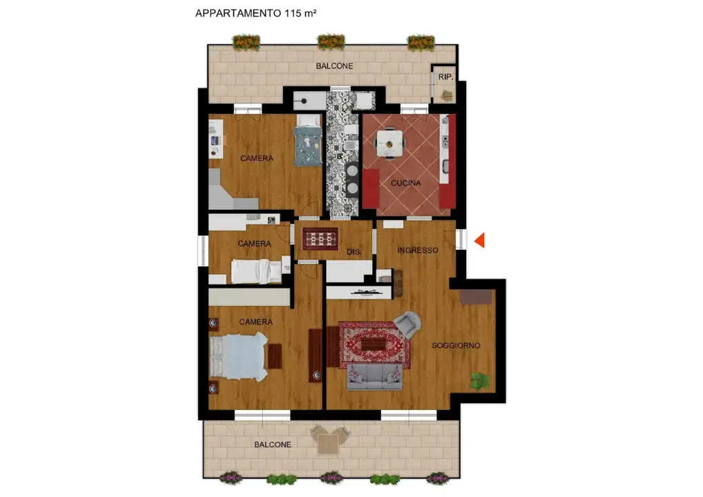 Appartamento - Planimetry 1