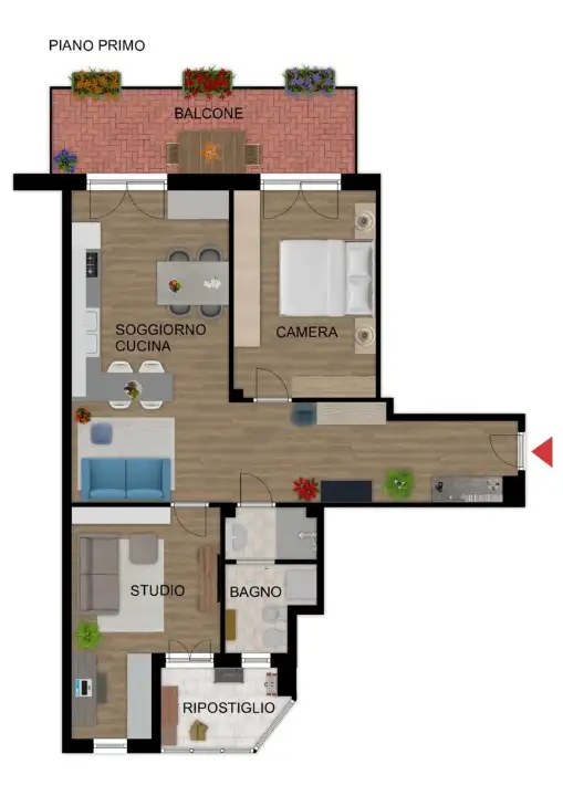 Appartamento - Planimetry 1