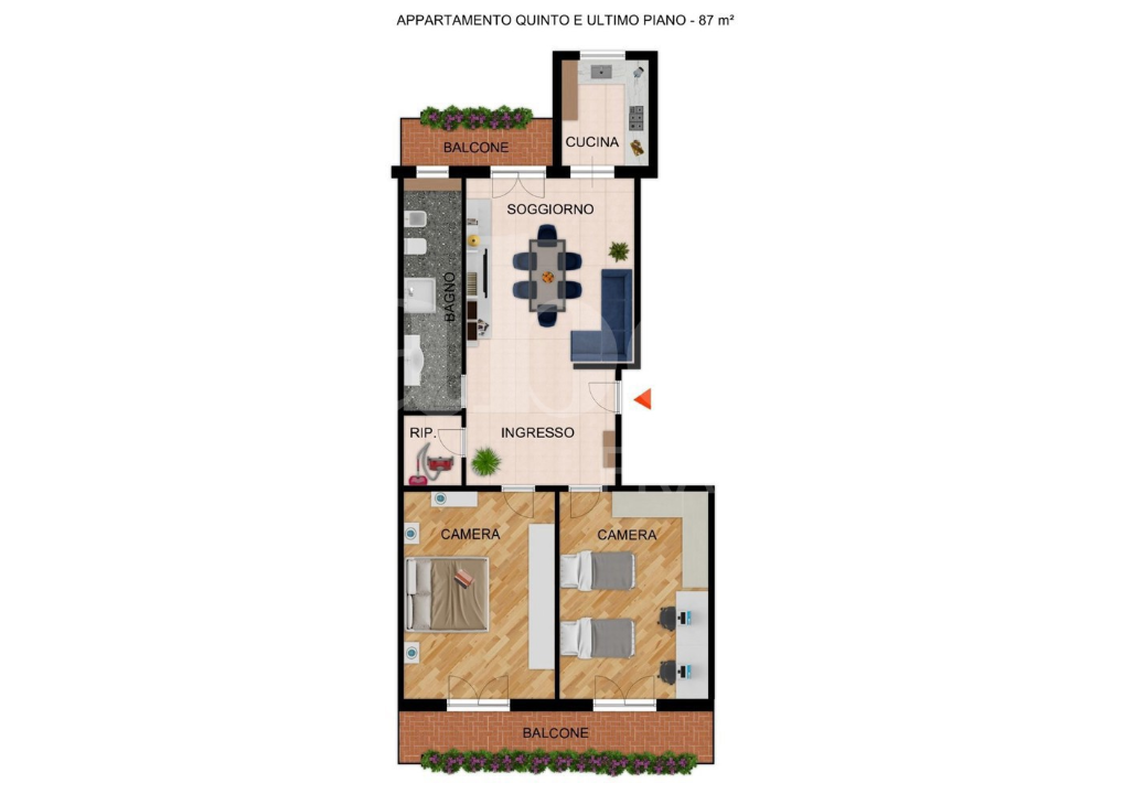 Appartamento - Planimetry 3