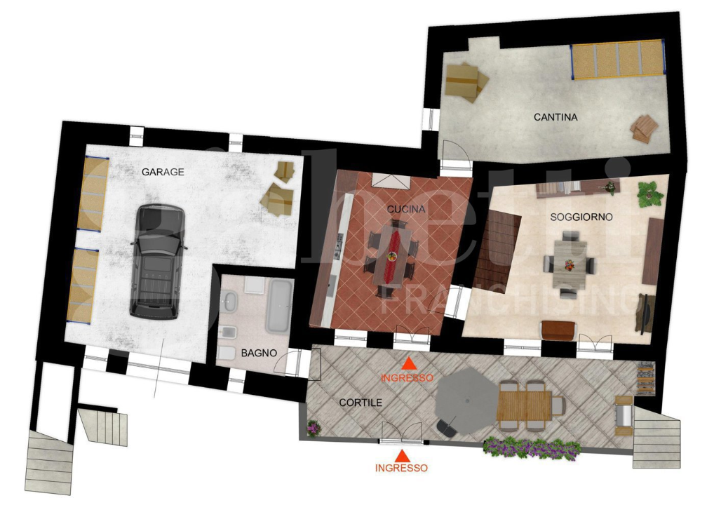 Casa Indipendente - Planimetry 1