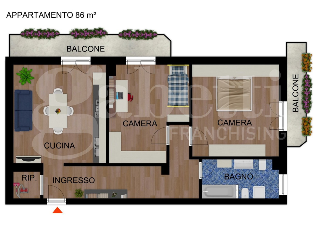 Appartamento - Planimetry 1