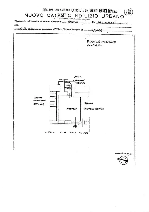 Negozio - Planimetry 1