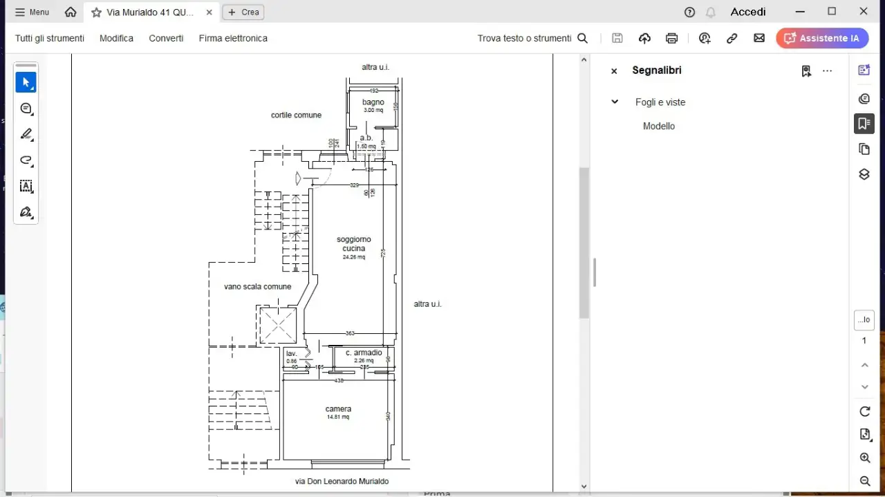 Appartamento - Planimetry 1