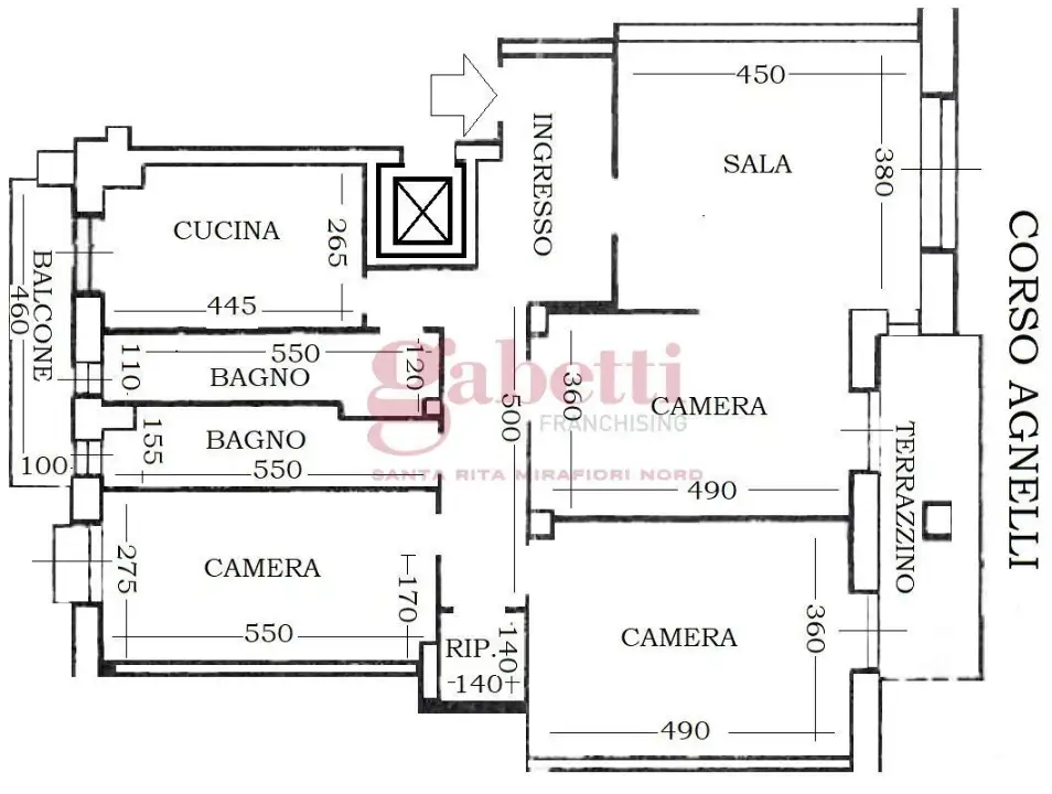 Appartamento - Planimetry 1