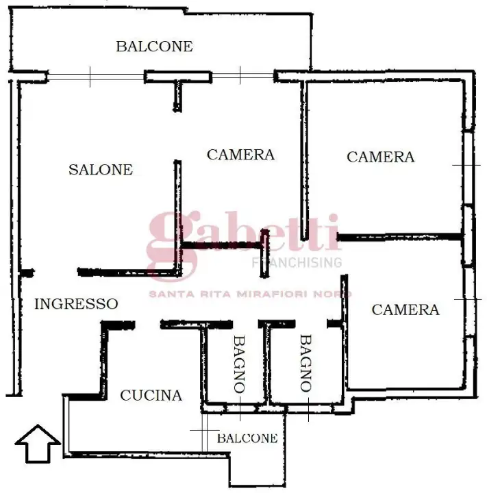 Appartamento - Planimetry 1