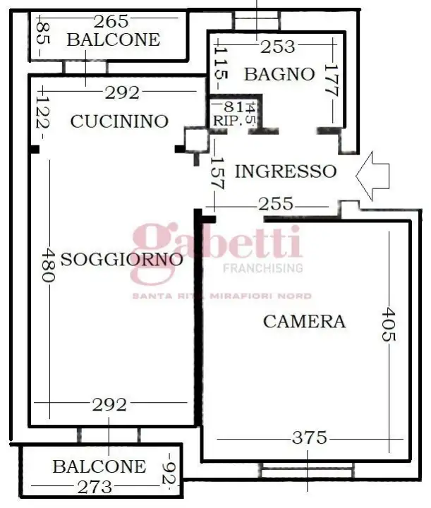 Appartamento - Planimetry 1