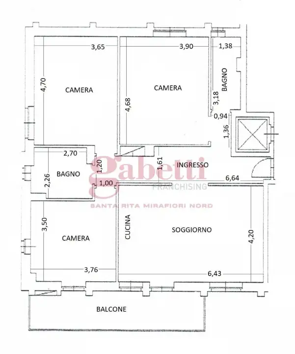 Appartamento - Planimetry 1