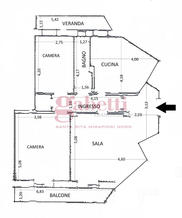 Appartamento - Planimetry 1