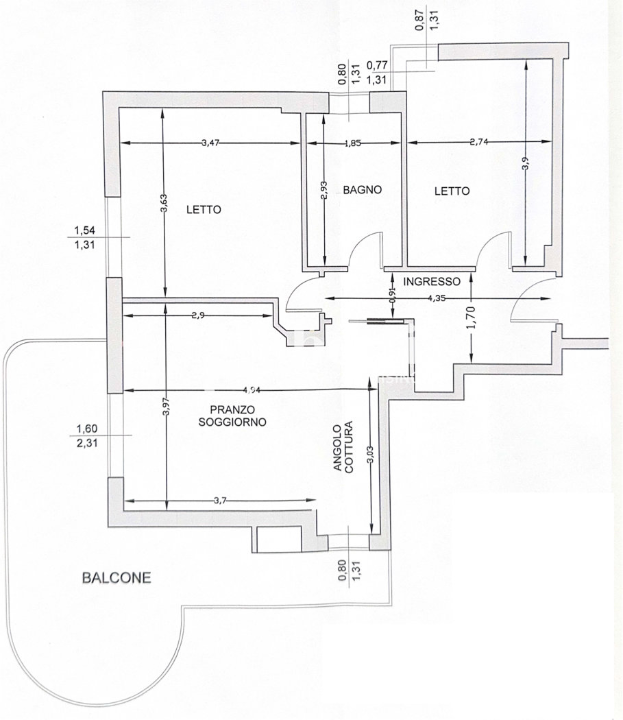 Appartamento - Planimetry 1