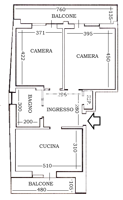 Appartamento - Planimetry 1