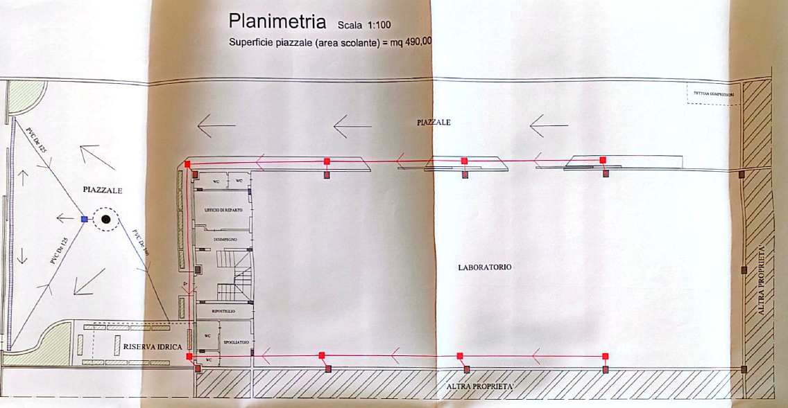 Capannone - Planimetry 1