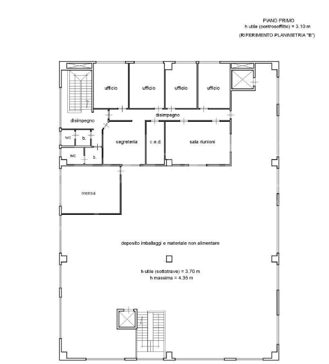 Capannone - Planimetry 4