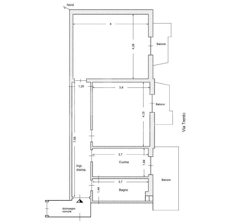 Appartamento - Planimetry 1