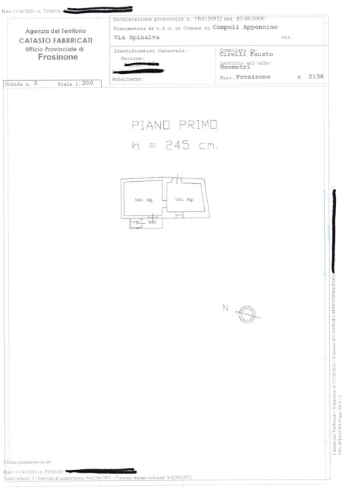 Casa Indipendente - Planimetry 1