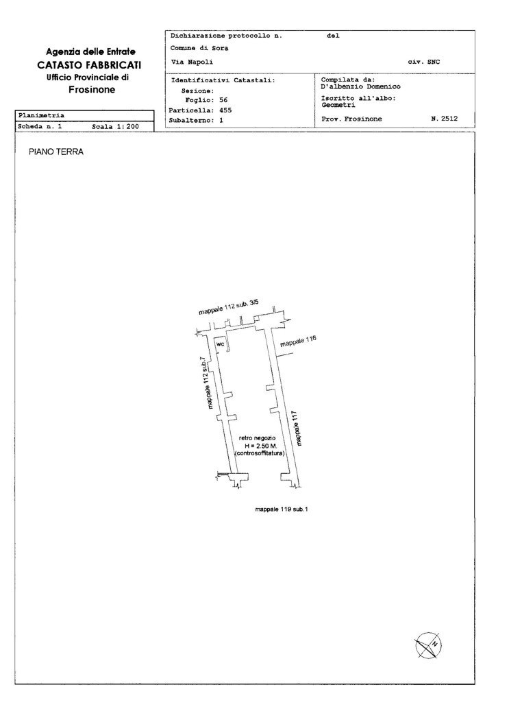 Negozio - Planimetry 1