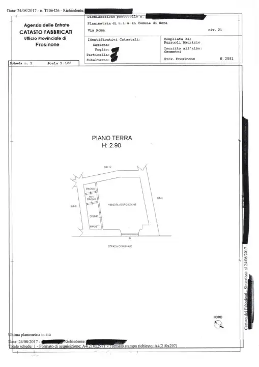 Negozio - Planimetry 1