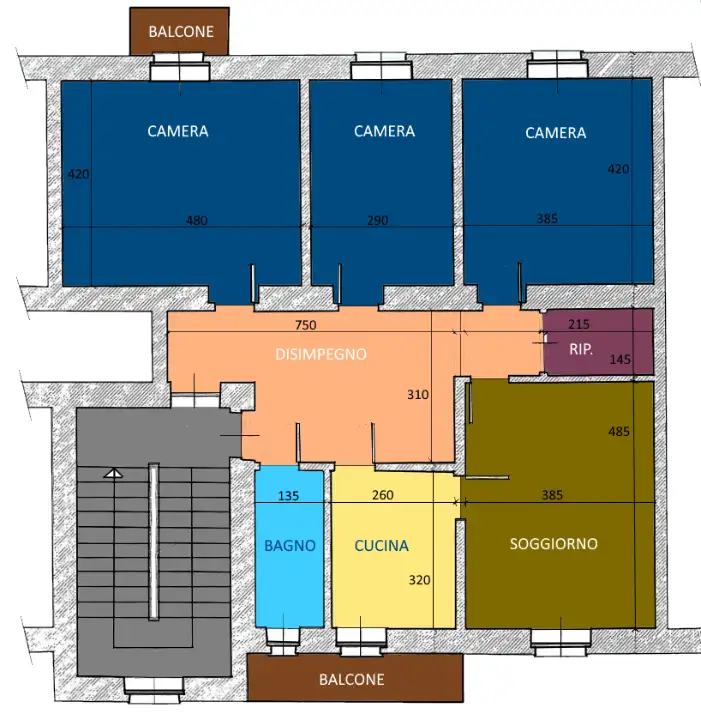 Appartamento - Planimetry 1