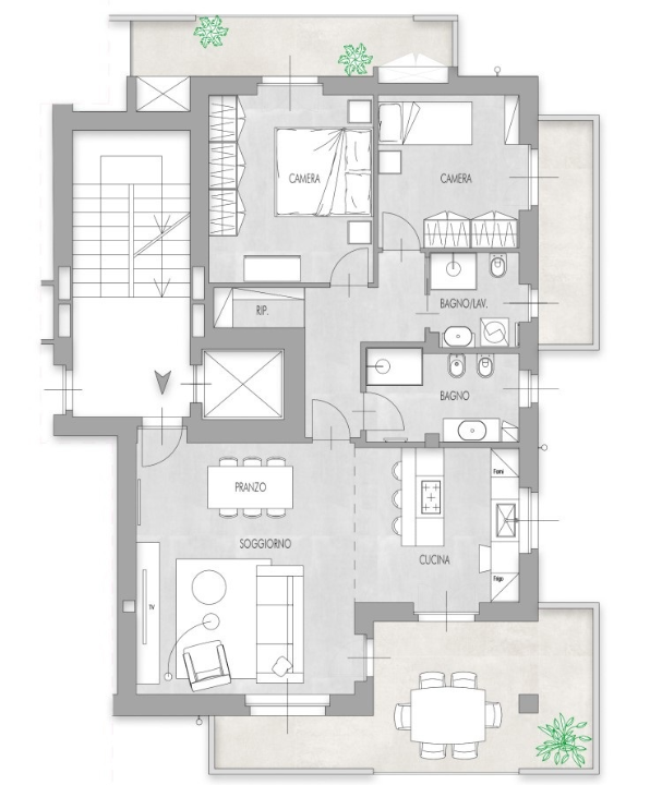 Appartamento - Planimetry 1