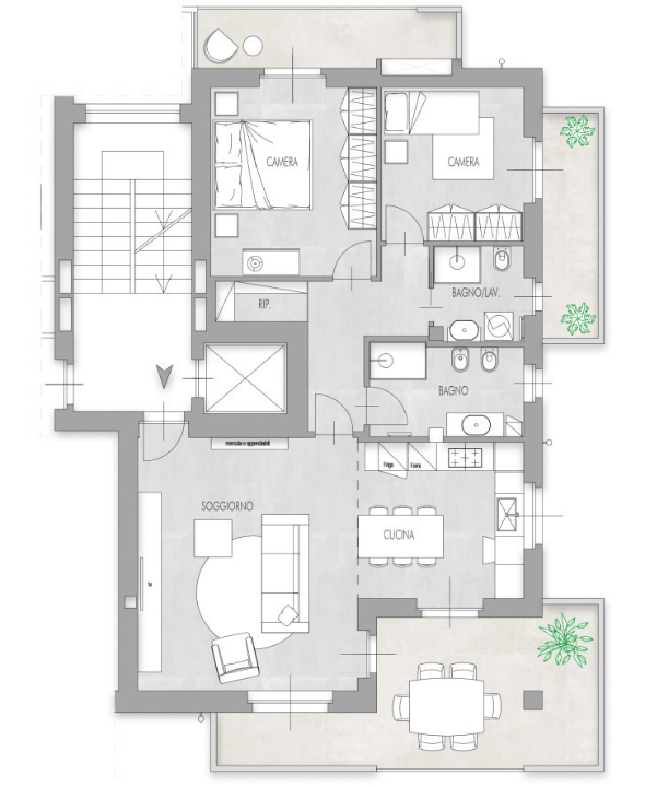 Appartamento - Planimetry 1
