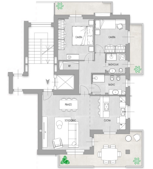 Appartamento - Planimetry 1