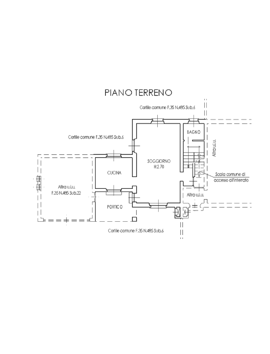 Casa Indipendente - Planimetry 1