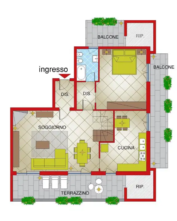 Appartamento - Planimetry 1