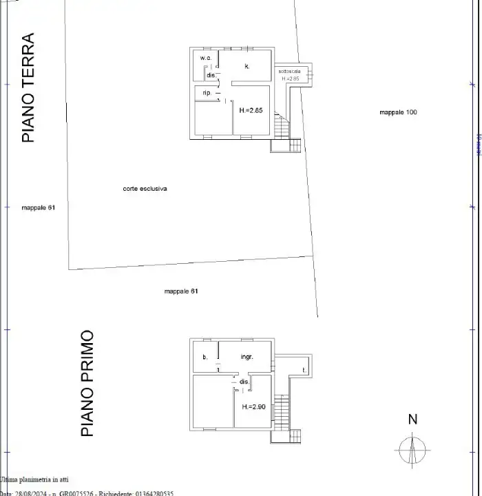 Casa Indipendente - Planimetry 1