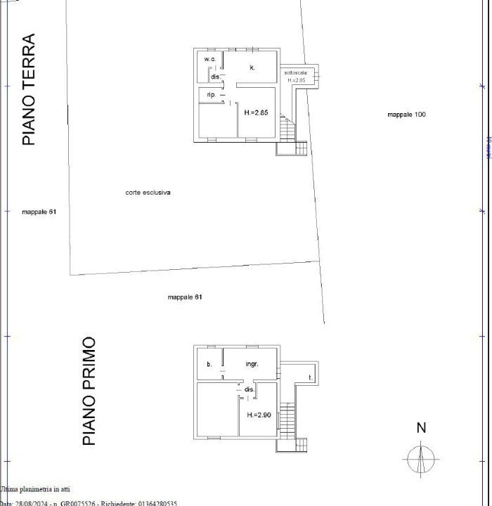 Casa Indipendente - Planimetry 1