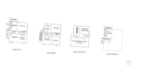 Casa Indipendente - Planimetry 1