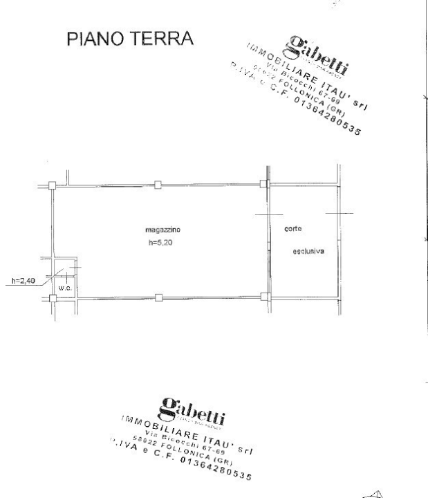 Magazzino - Planimetry 1