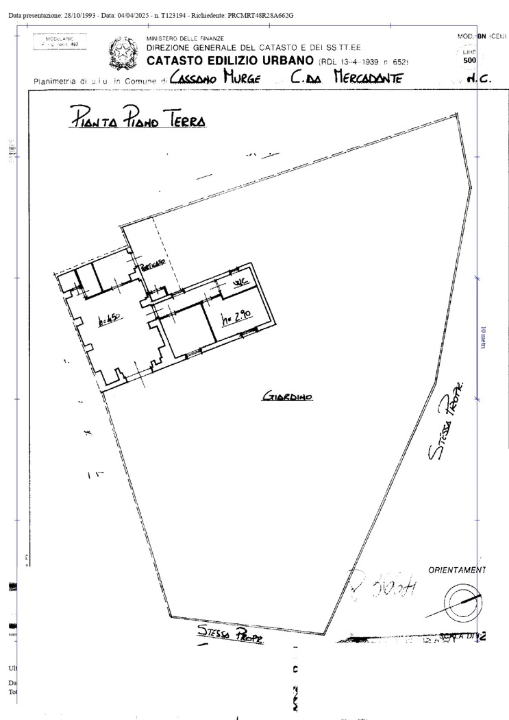 Villa - Planimetry 1