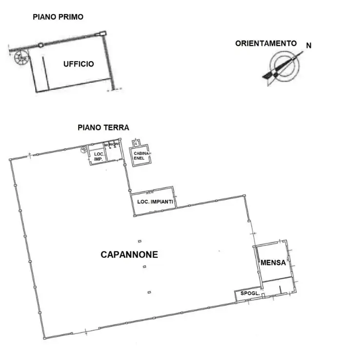 Capannone - Planimetry 1