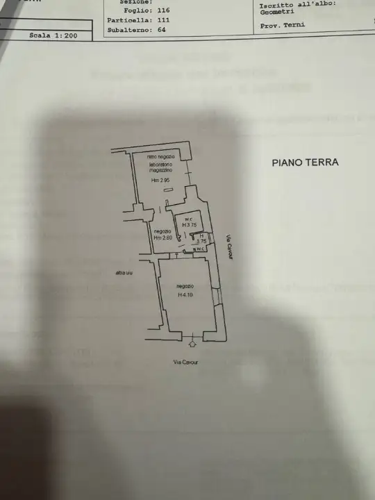 Negozio - Planimetry 2