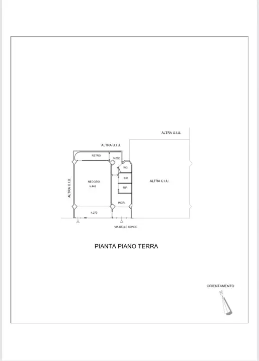 Negozio - Planimetry 1