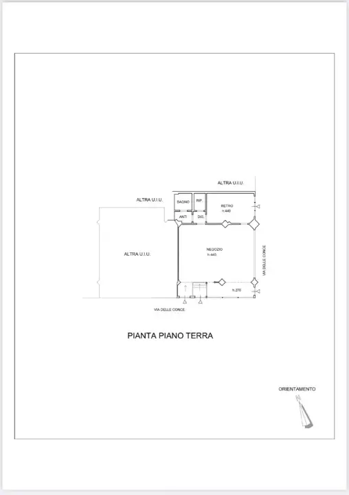 Negozio - Planimetry 1