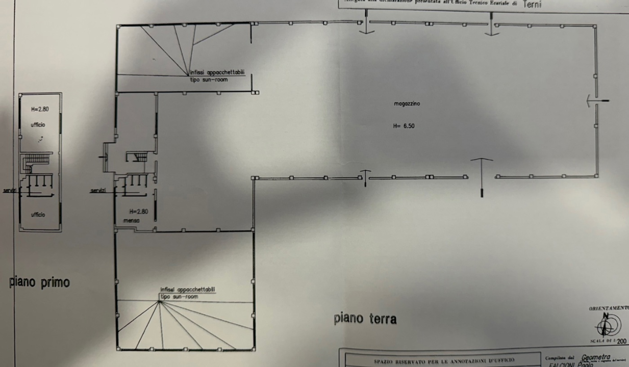 Capannone - Planimetry 1