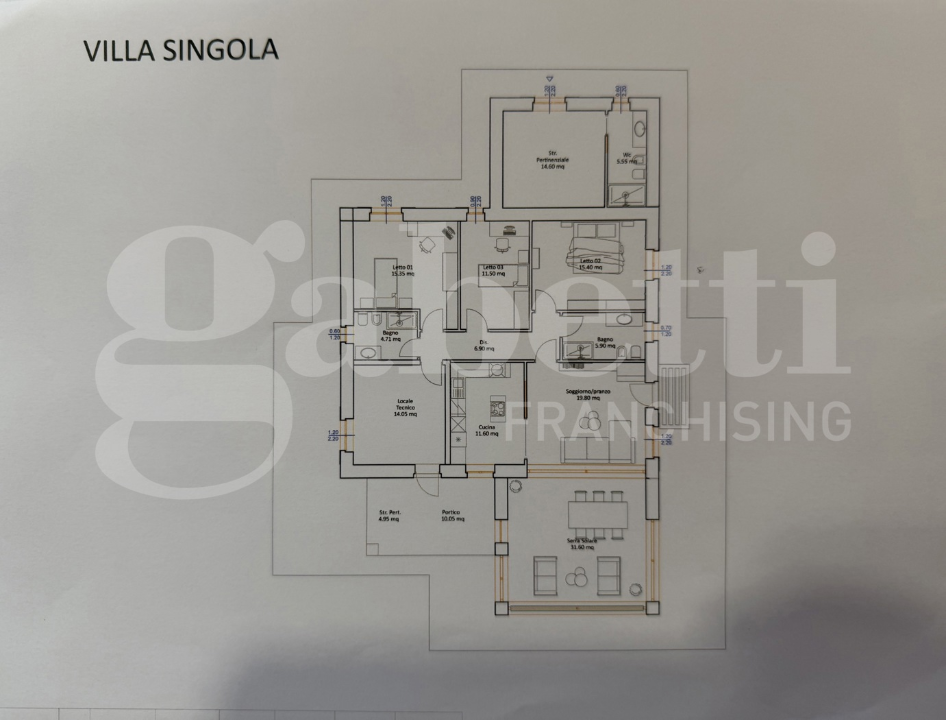 Villa - Planimetry 1