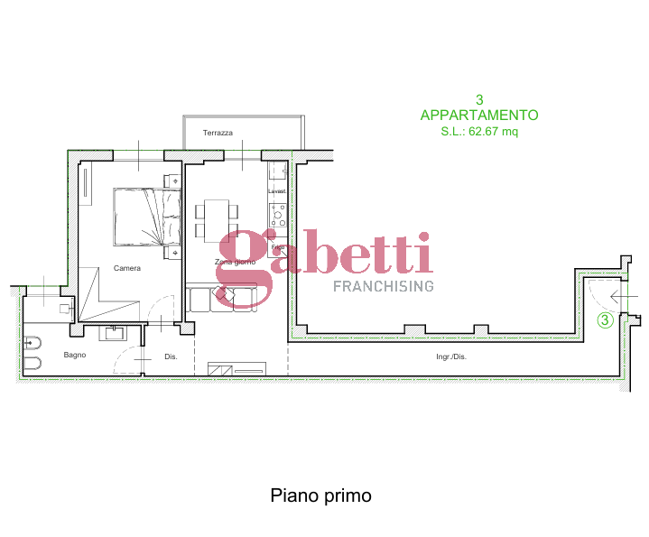 Appartamento - Planimetry 1