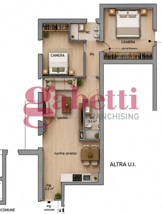 Appartamento - Planimetry 1